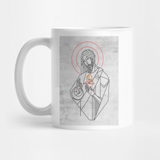 Illustration of Jesus Christ Sacred Heart Mug